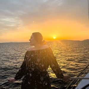 open back Free People romper